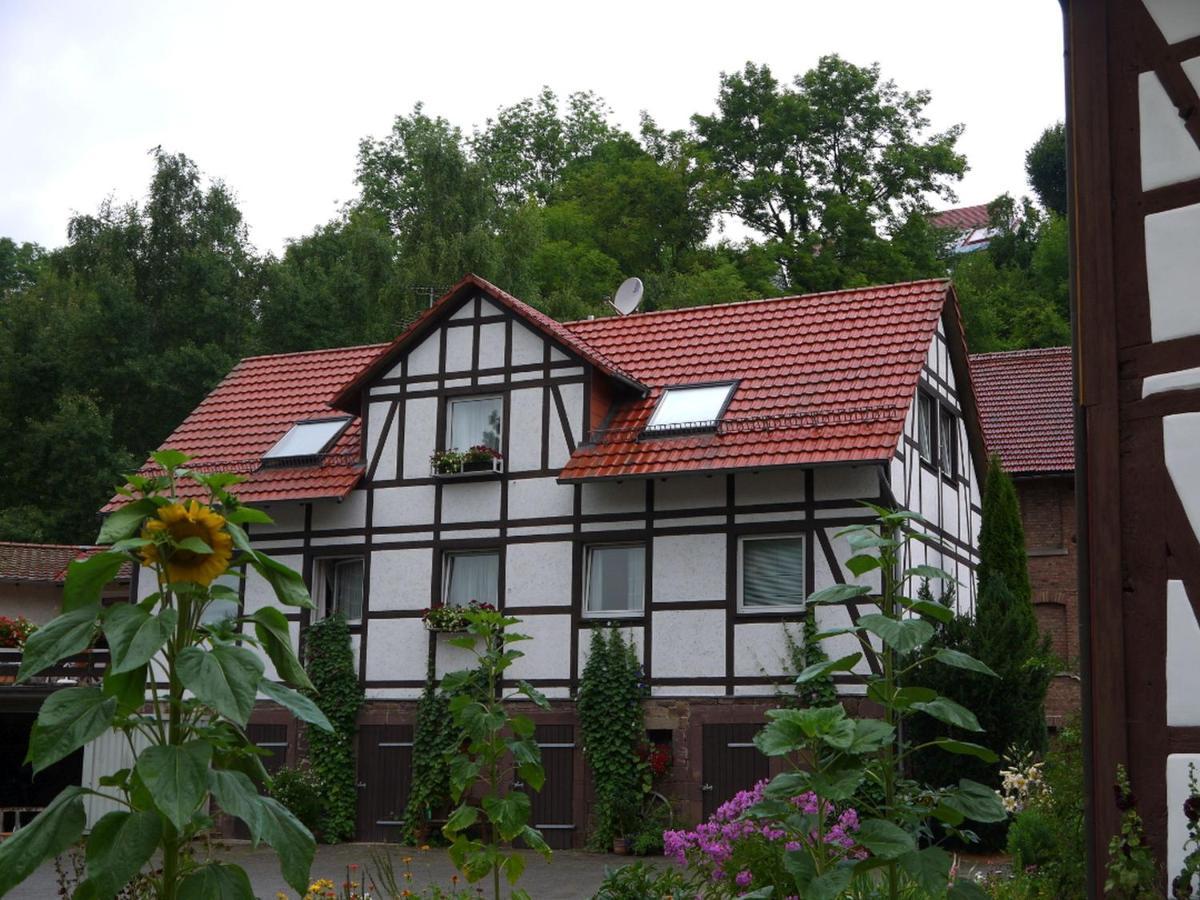 Ferienwohnungen am Campingplatz Trendelburg Buitenkant foto